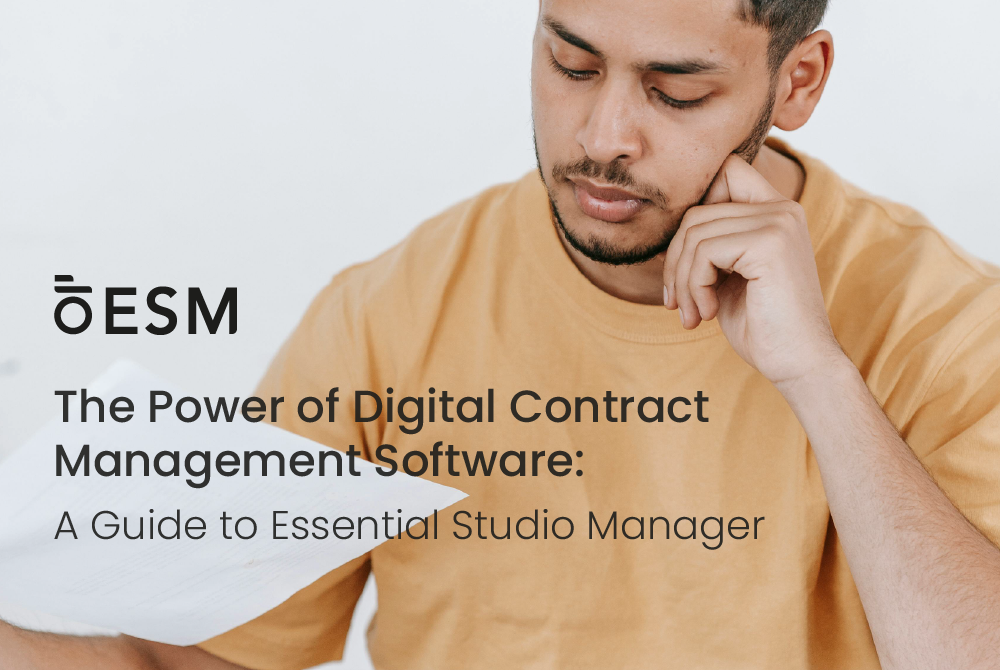 Unveiling the Power of Digital Contract Management Software: A Guide to Essential Studio Manager